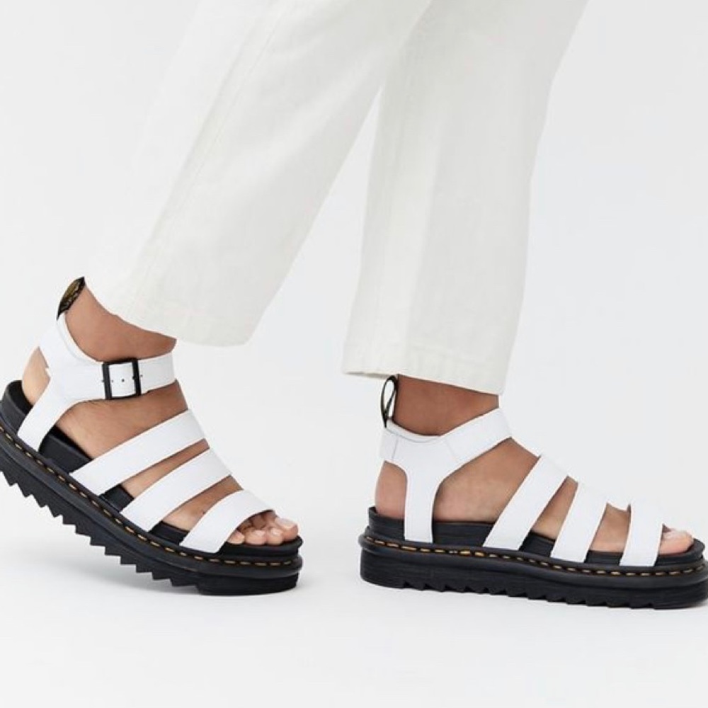 Dr. Martens - Blair White Sandals - Platform